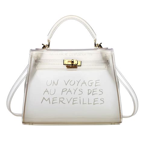 clear hermes inspired bag|Hermes bags original.